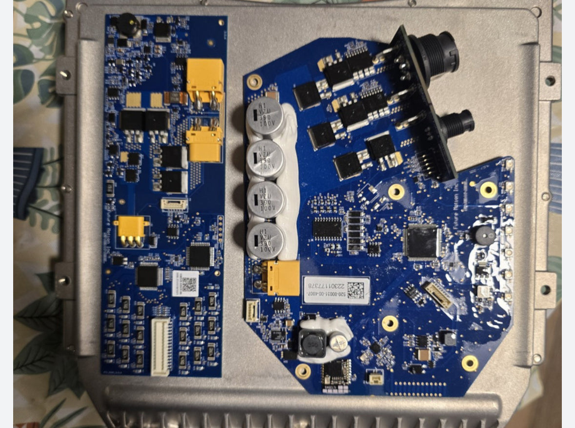 Stock GT One wheel controller and BMS
