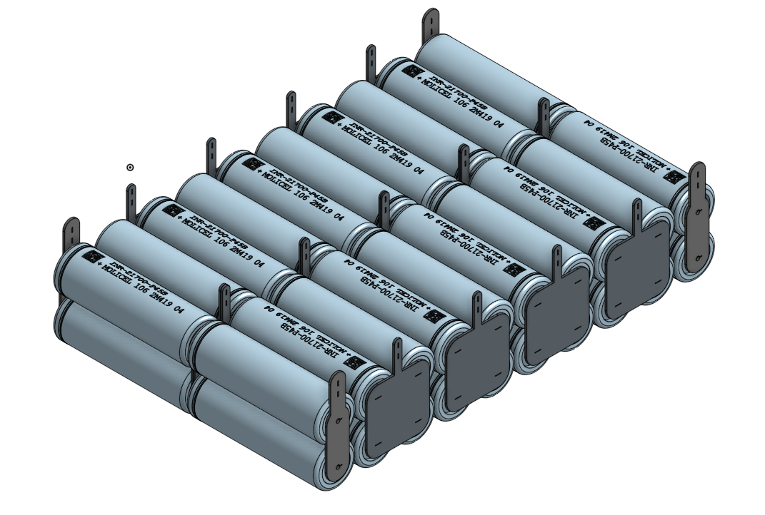 20S2P Pre-Cut Nickel Plate Kit (0.2 mm) for GT VESC Battery Packs