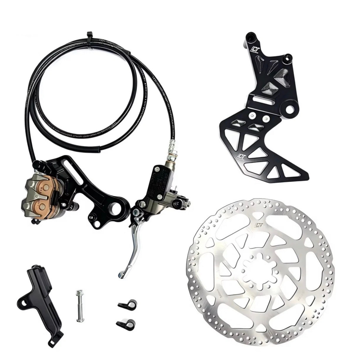 Sur-Ron Ultra Bee Rear Brake Kit with 240mm Rotor & Mounting Hardware