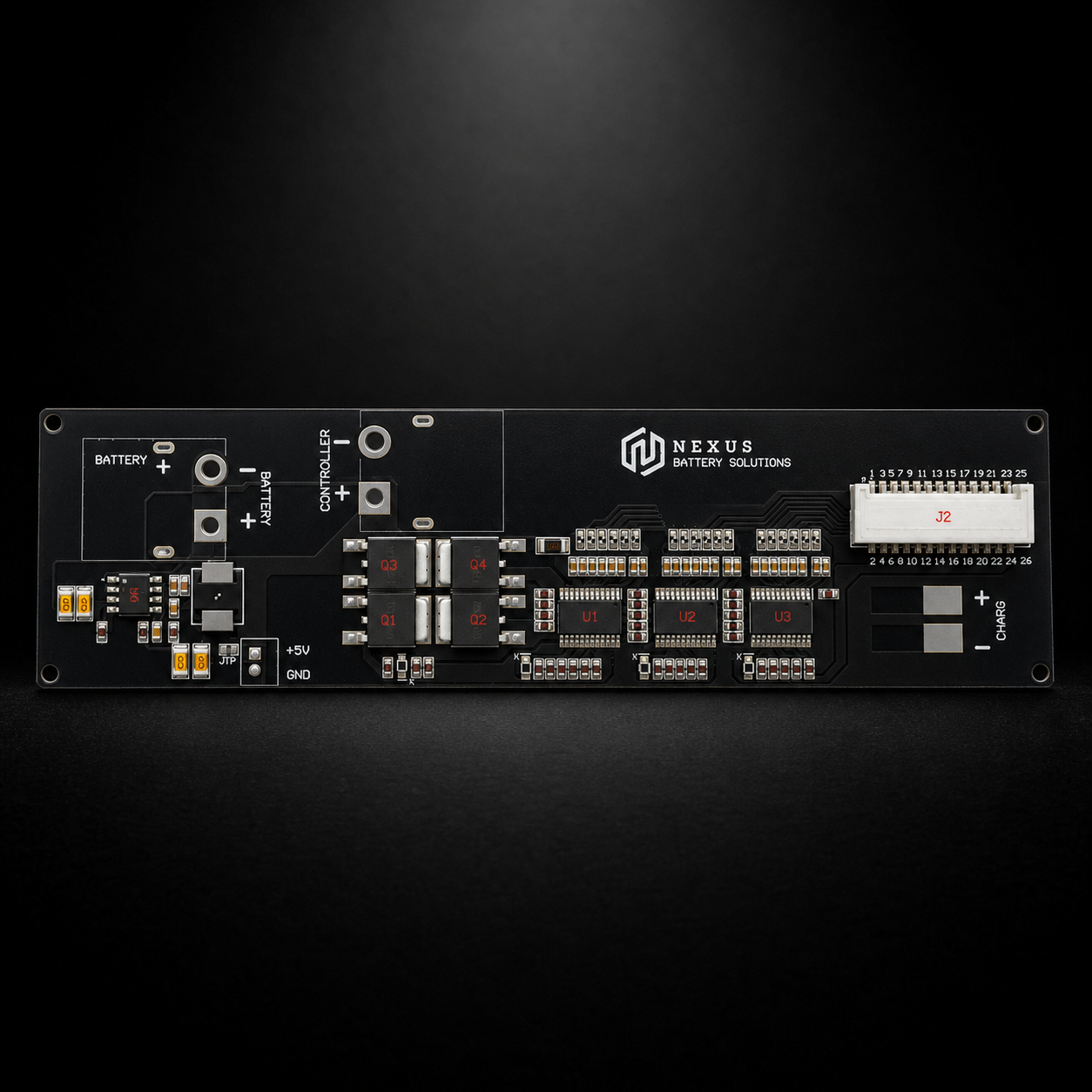 15s battery charging board (Does Not Work Inside Board Bench Only!) on a black studio background