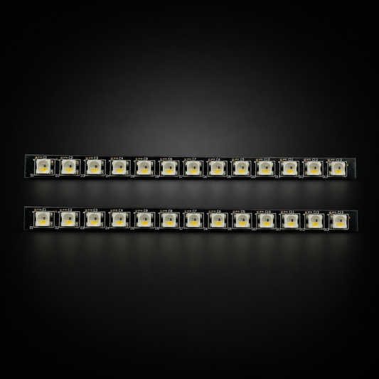 2 pack Onewheel PINT LEDs WRGB(5v) VESC on a black studio background