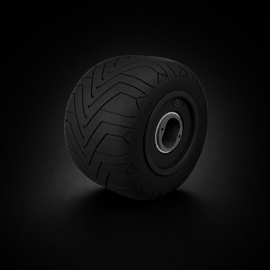 Cannon core motor v2 on a black studio background