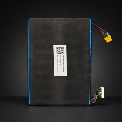 Gt battery on a black studio background