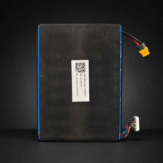 Gt battery on a black studio background