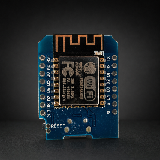 Owie chip on a black studio background