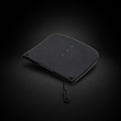 Pint footpad on a black studio background