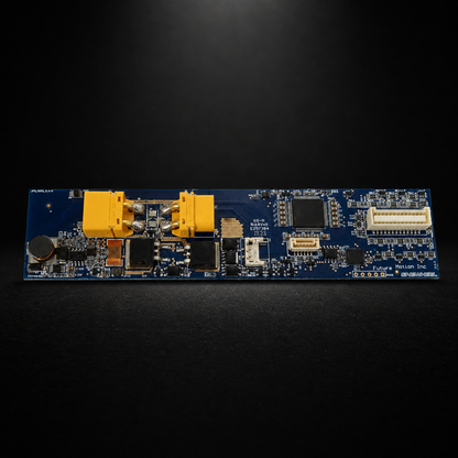 Stock one wheel BMS on a black studio background